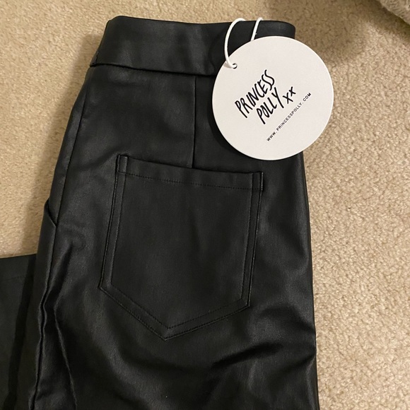 Size 2 Princess Polly Leather Pants - Picture 6 of 6